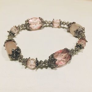 Rose Quartz Charm Bracelet!